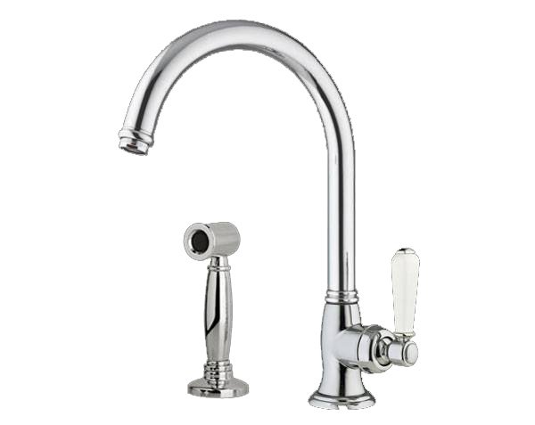 Mitigeur Citeaux avec douchette pour évier en pierre Mitigeur Citeaux avec douchette pour évier en pierre