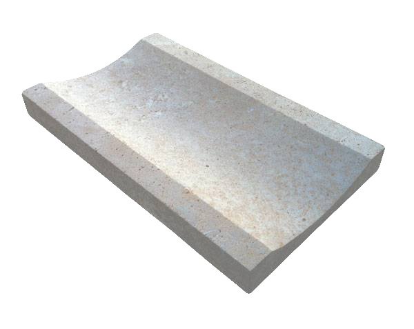Drain in Burgundy stone for terraces and gardens. Drain in Burgundy stone for terraces and gardens.