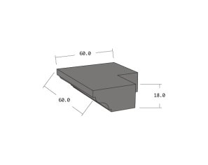 Solid corner cornice - Natural limestone Solid corner cornice - Natural limestone