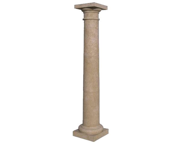 Tuscan column in Burgundy limestone Tuscan column in Burgundy limestone