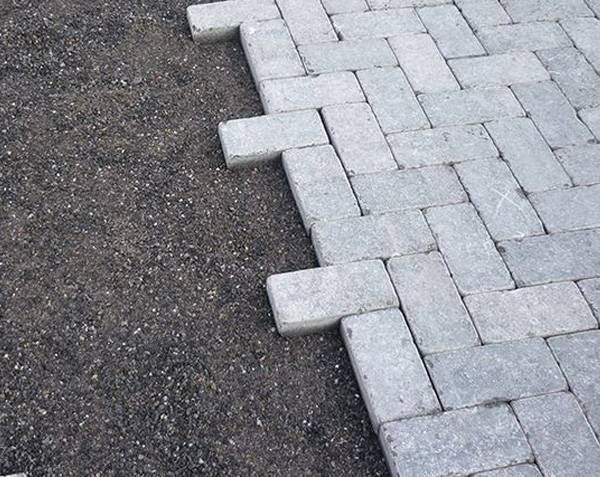 Pavers in blue stone - Format 22 x 11 cm Pavers in blue stone - Format 22 x 11 cm