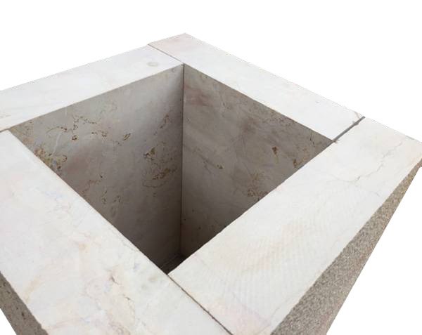 Cache pot pas cher en pierre naturelle - Corton Bouchardé