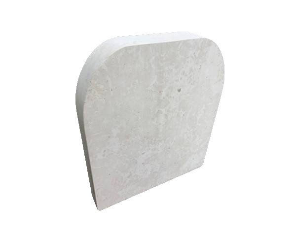 Rounded tombstone stele - Comblanchien Lightly Speckled Honed finish Rounded tombstone stele - Comblanchien Lightly Speckled Honed finish