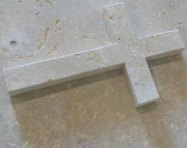 Cross in natural stone - Tombstone Cross in natural stone - Tombstone