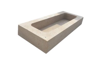 Jardinière funéraire - Modele Rectangulaire - Pierre Semond Clair Brossé Jardinière funéraire - Modele Rectangulaire - Pierre Semond Clair Brossé