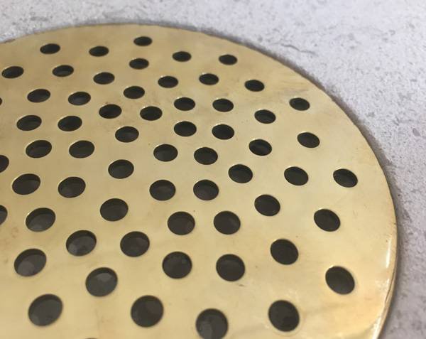 Grille bonde pour receveur de douche - Finition Laiton