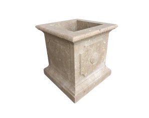 Natural stone cachpot - Lanvignes Golden-Yellow Aged Natural stone cachpot - Lanvignes Golden-Yellow Aged
