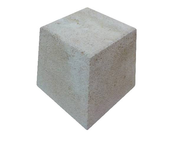 Base for poles without perforation - Burgundy limestone Base for poles without perforation - Burgundy limestone