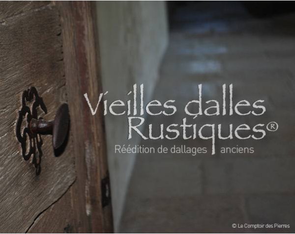 Dallage Vieilles Dalles de Bourgogne Rustiques - Dalles Matériaux anciens Pierre naturelle