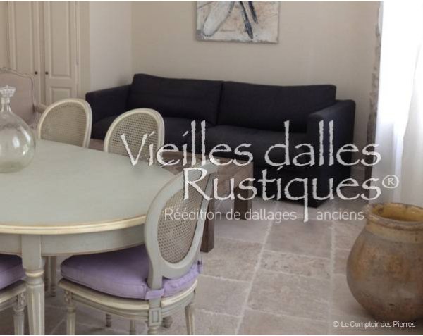 Dallage Vieilles Dalles de Bourgogne Rustiques
