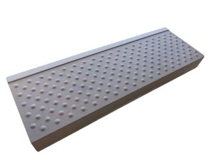 Tactile slab in natural limestone Tactile slab in natural limestone