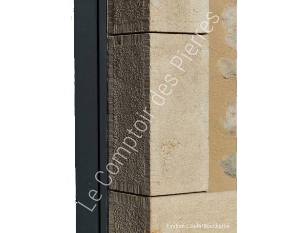 Bush hammered finish Bush hammered finish