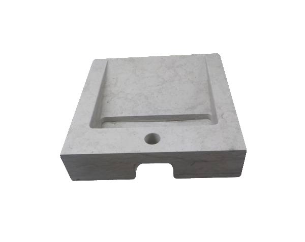 Caniveau basin countertop - Bleu de Lignières Honed