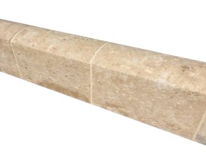 Garden edging in limestone Garden edging in limestone