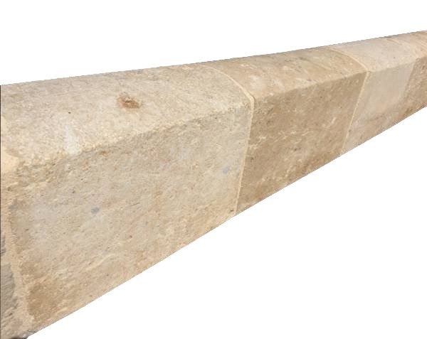 Rounded edging in natural stone Rounded edging in natural stone