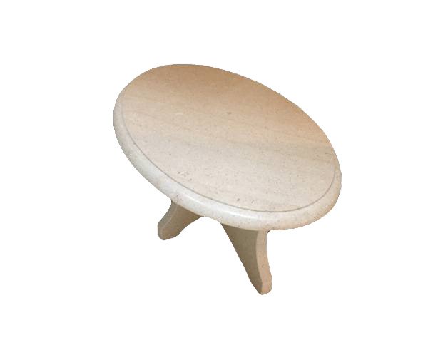 Coffee table top in natural stone