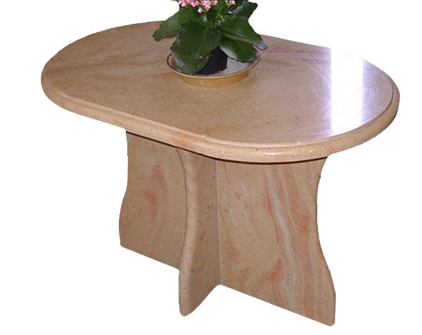 Coffee table in Corton stone