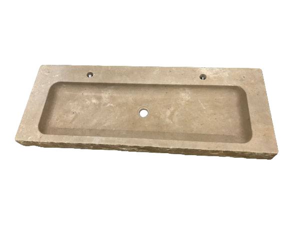 Evier de salle de bain - Lanvignes Doré-Jaune Vieilli Evier de salle de bain - Lanvignes Doré-Jaune Vieilli