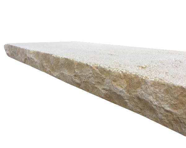 Stone-colored wall cap