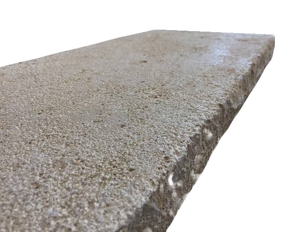 Flat stone-colored wall cover