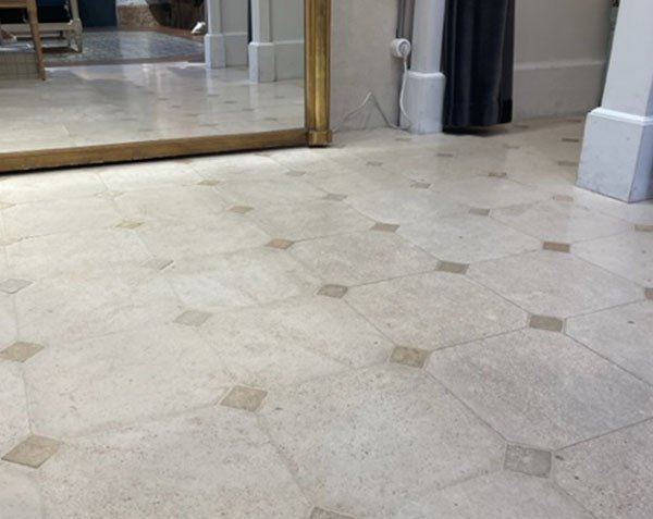 Burgundy limestone cabochon flooring Burgundy limestone cabochon flooring