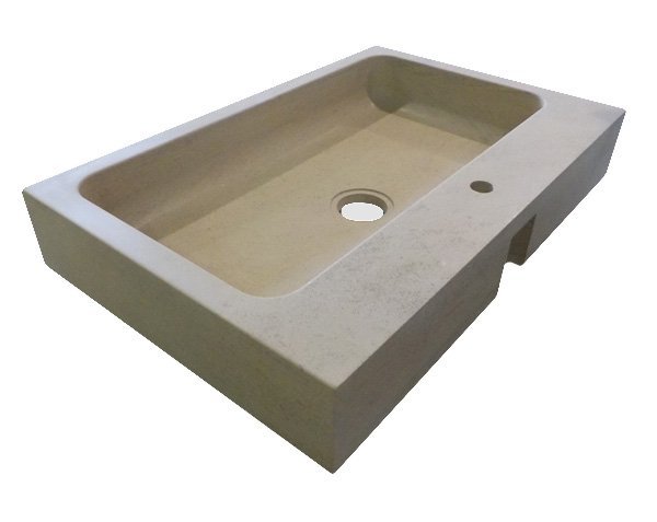 Stone sink to lay - Charmot Light Honed Stone sink to lay - Charmot Light Honed