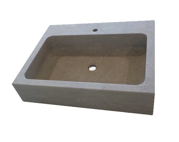 Evier gris en pierre - Bleu de Lignières Adouci