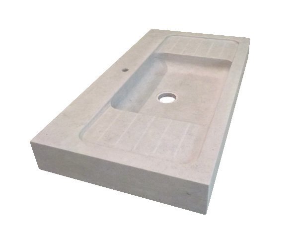 Antique Limestone Sink - Charmot Light Honed