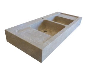 Limestone sink - Lanvignes Golden-Yellow Aged Limestone sink - Lanvignes Golden-Yellow Aged