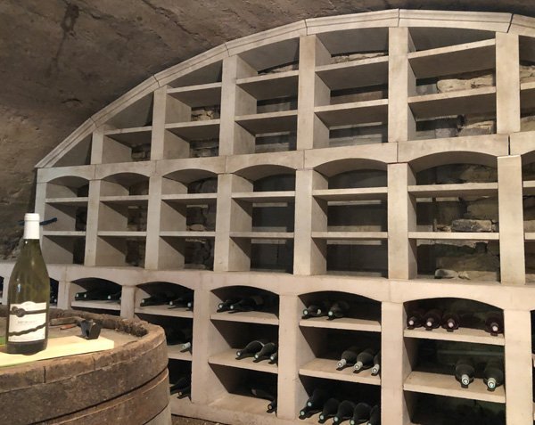 Casier à bouteille Cave - Lanvignes Doré-Jaune Vieilli