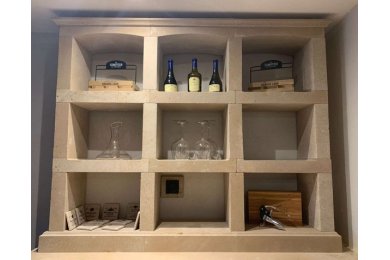 Range bouteille en pierre - Lanvignes Doré-Jaune Vieilli Range bouteille en pierre - Lanvignes Doré-Jaune Vieilli