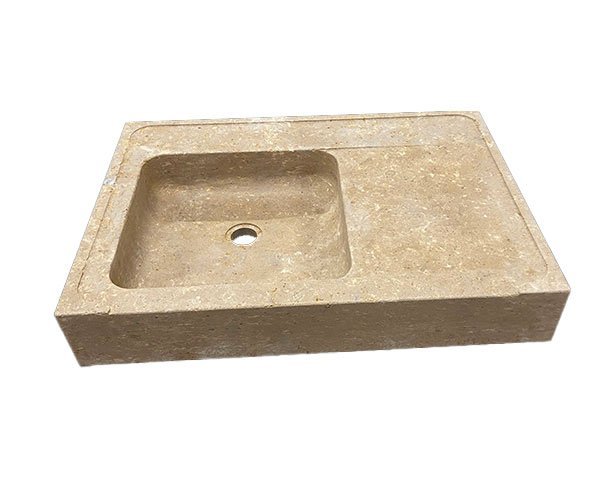 Sink basin - Lanvignes Golden-Yellow Aged