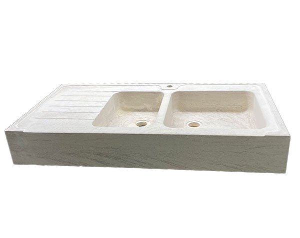 Solid stone sink to be installed - Charmot Light Honed