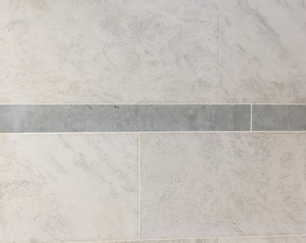 Listel in natural limestone - Bleu de Lignières Honed finish