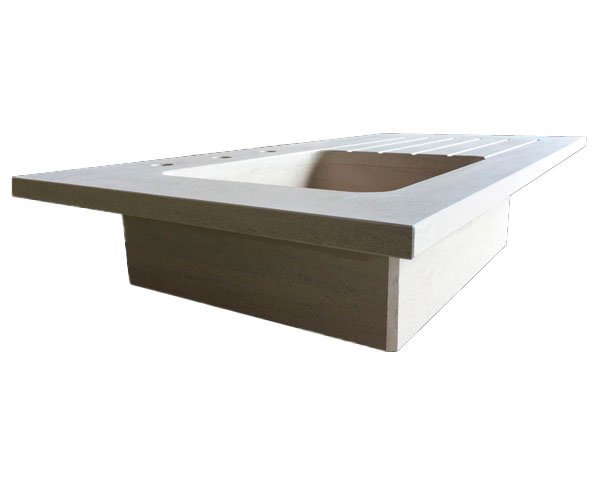 Undermount Sink in Stone