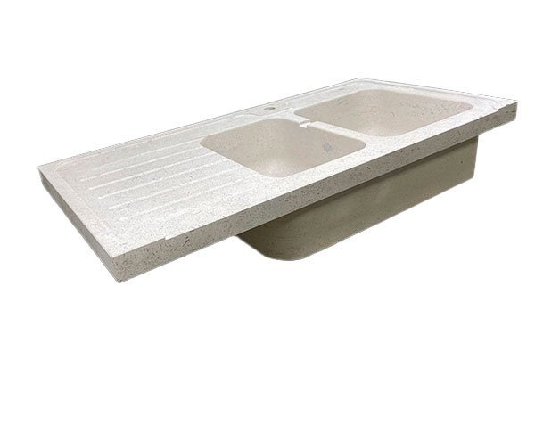 Undermount Sink in Light Charmot Softened Stone Undermount Sink in Light Charmot Softened Stone