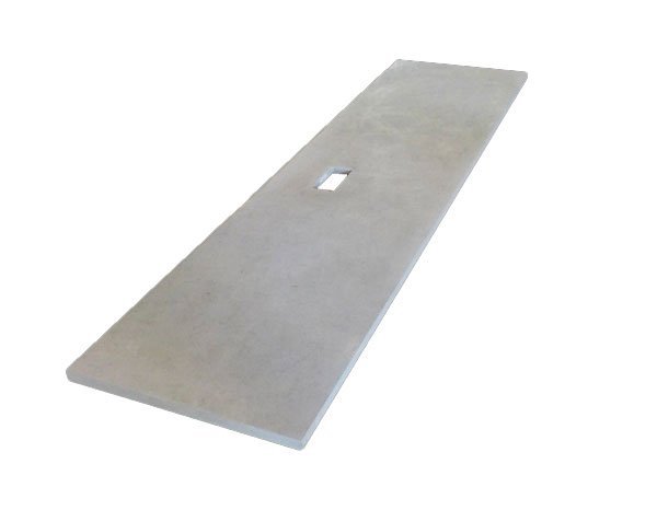 Vanity top with cutout for undermount basin - Natural limestone