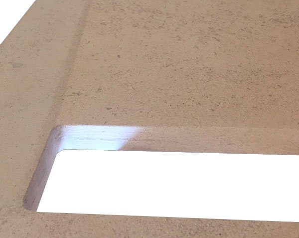 Shower channel - Natural limestone tray - Charmot Light Honed