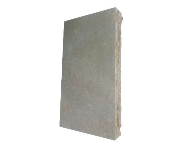 Jambage en pierre de taille - Jambage sur mesure avec face éclatée - Lanvignes Doré-Jaune Vieilli