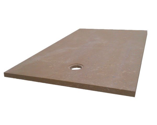 Shower tray 120 x 80 cm - Lanvignes Golden-Yellow Aged