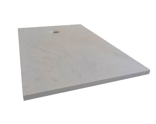 Receveur de douche en pierre 90x90 cm - Charmot Clair Adouci Receveur de douche en pierre 90x90 cm - Charmot Clair Adouci