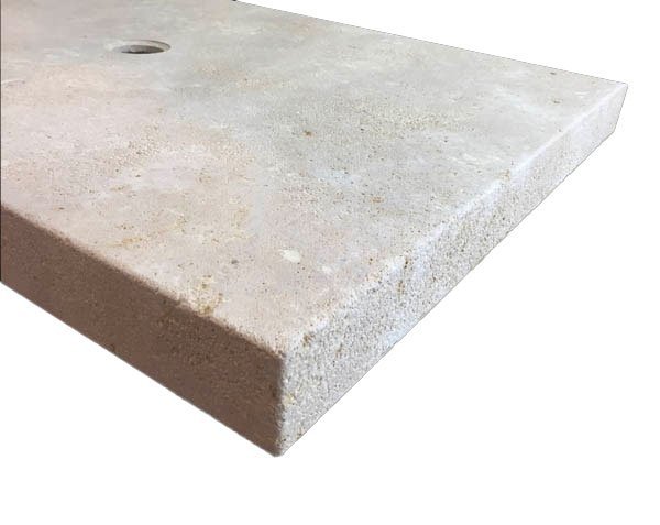 Natural limestone shower - Lanvignes Golden-Yellow Aged