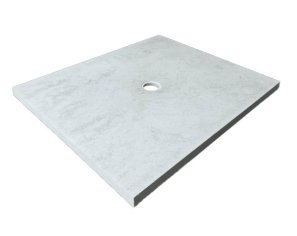 Shower tray Italian-style in Burgundy limestone - Charmot Light Honed Shower tray Italian-style in Burgundy limestone - Charmot Light Honed