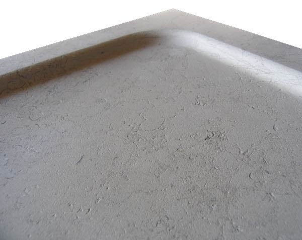 Burgundy limestone shower tray - Bleu de Lignières Honed Burgundy limestone shower tray - Bleu de Lignières Honed