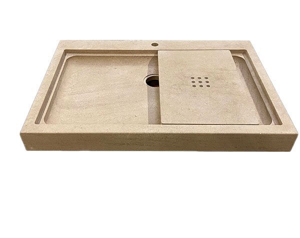 Limestone sink - Charmot Golden Honed
