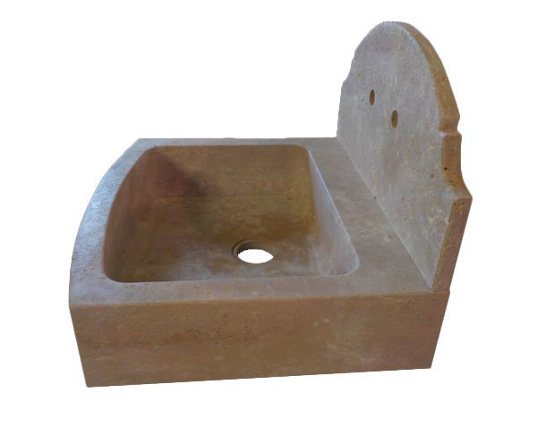 Undermount or solid stone sink - Lanvignes Golden-Yellow Aged
