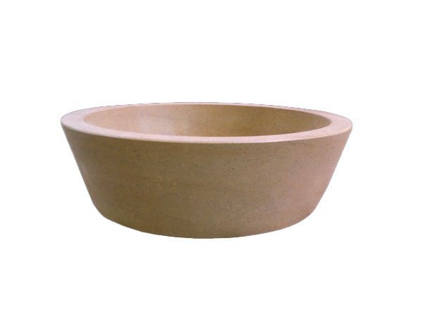 Round washbasin - Charmot Golden Honed