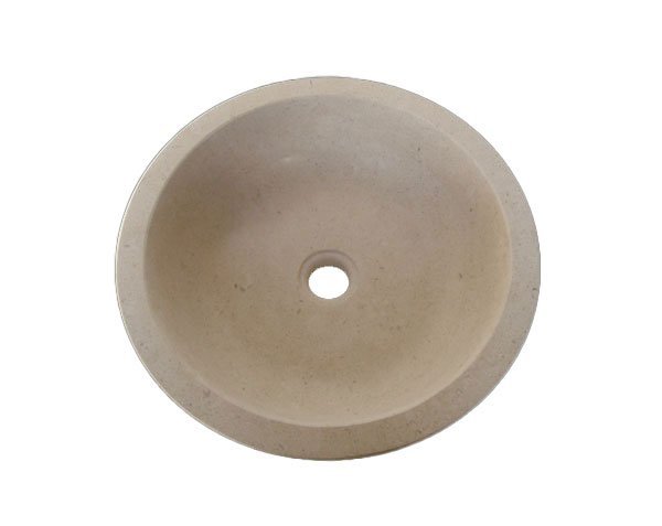 Basin in Burgundy limestone - Charmot Golden Honed