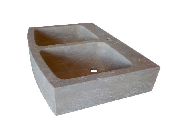 Stone water sink - Lanvignes Golden-Yellow Aged