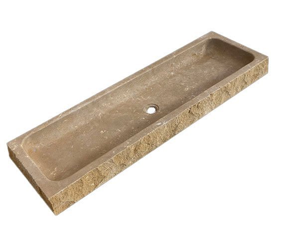 Rough Sink in Lanvignes Golden-Yellow Aged Limestone
